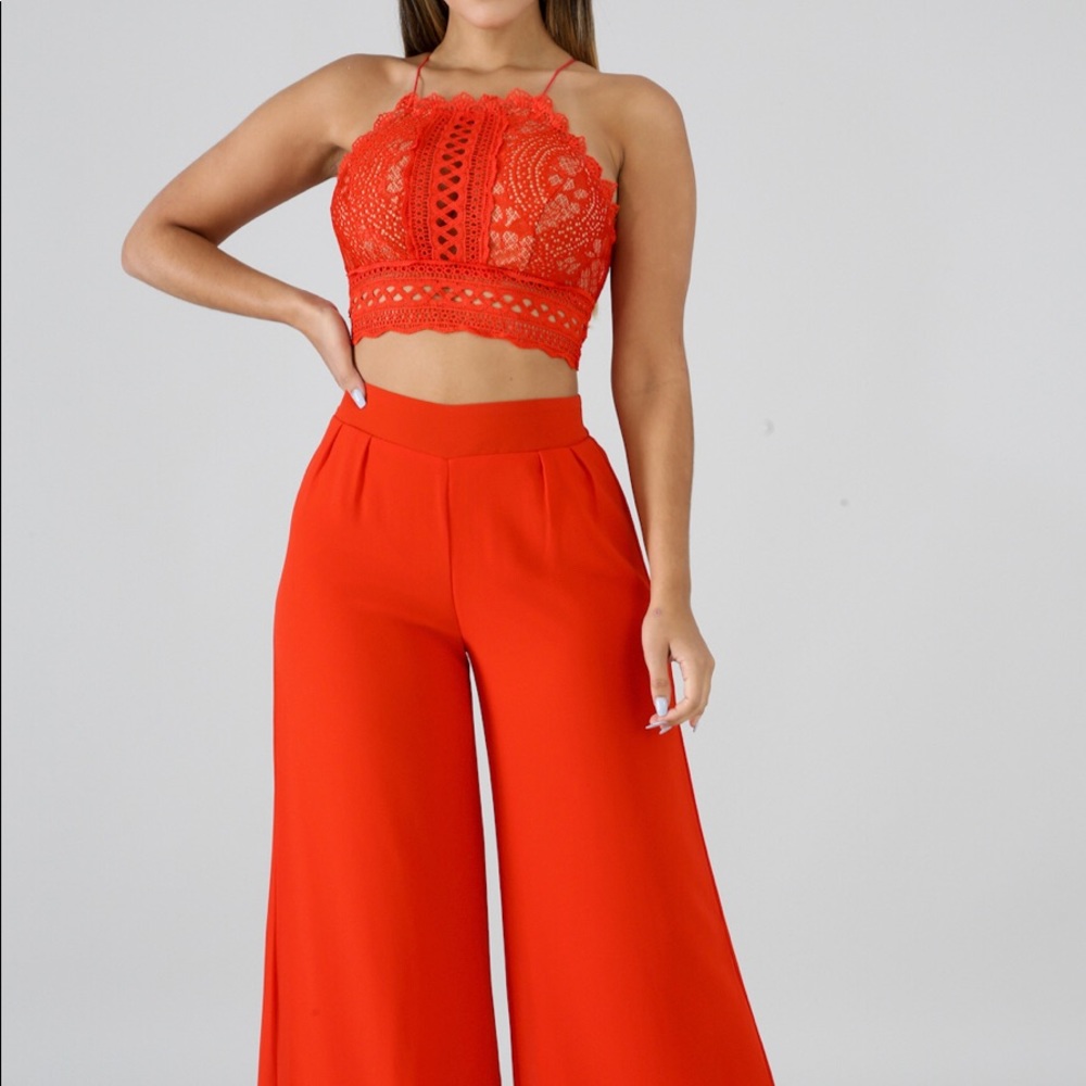 Red two piece set